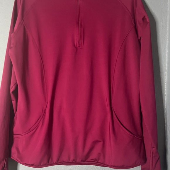 Sport Tek Athletic Pullover Womens Large 1/4 Zip Activewear Stretch Running Yoga - Picture 2 of 7